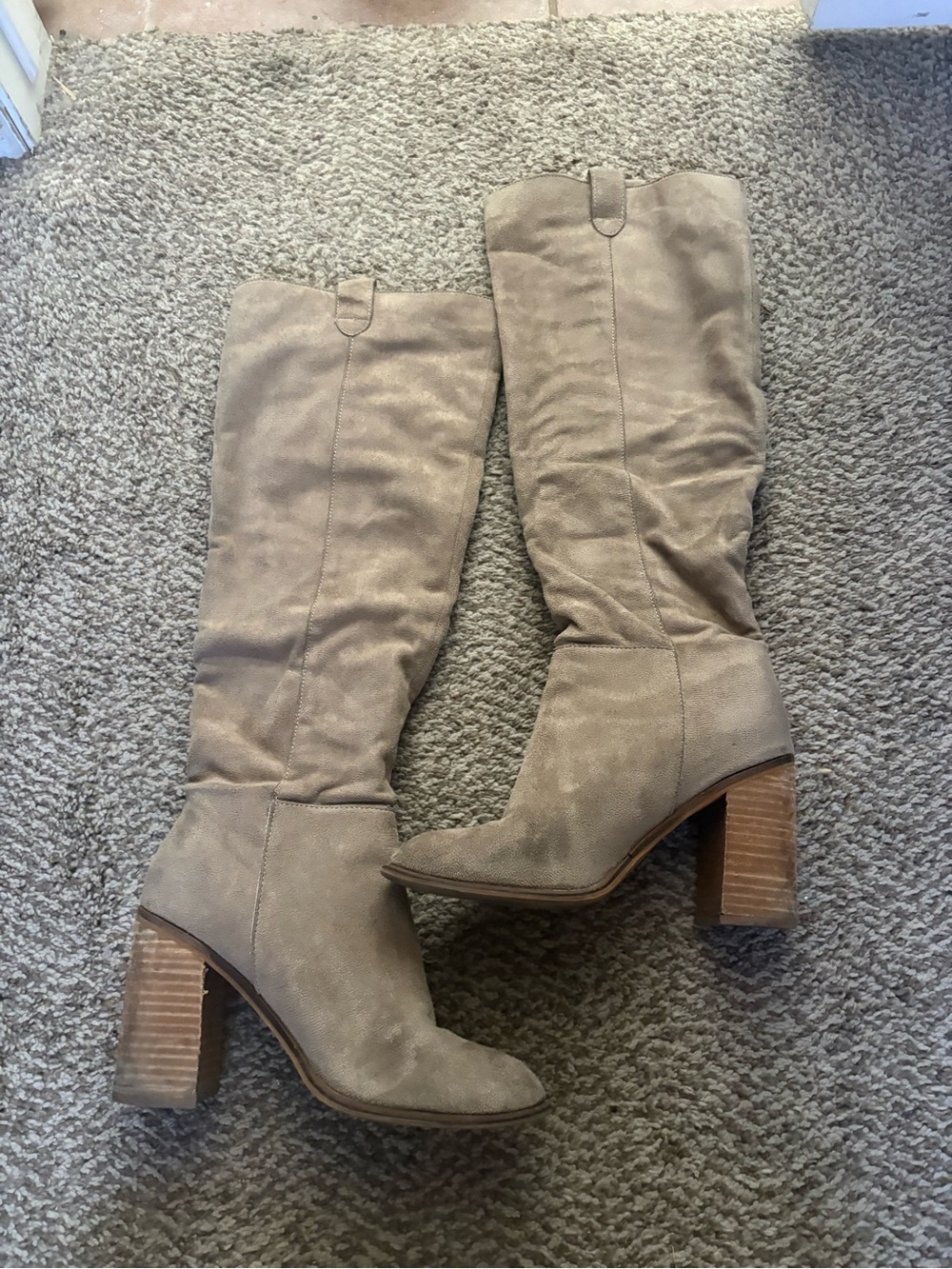 VICI: Saint Slouch Boot Grey/Taupe Women's Fashion Knee-High